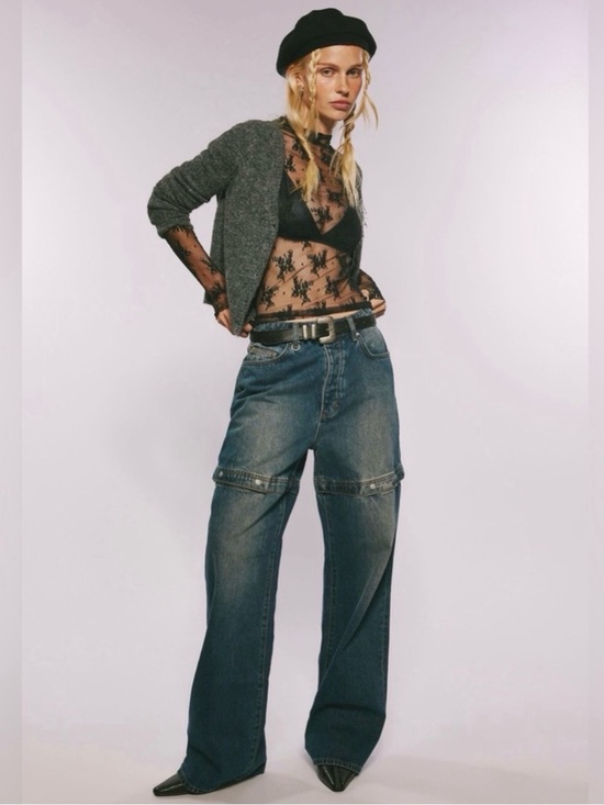 Neuw Denim - Neuw X Free People Coco Relaxed Straight Jeans~ Dark Vintage Indigo